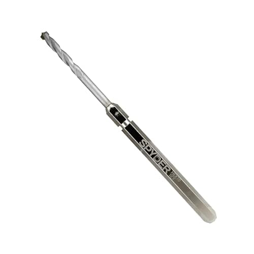 Spyder ¨ö-inch Hex10 TCT Hole Saw Pilot Bit, for Masonry and Wood, Compatible with Rapid Core Eject