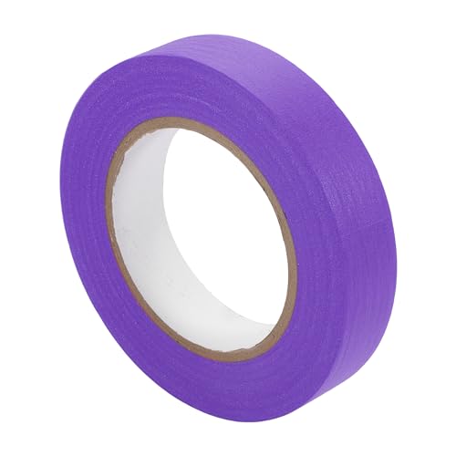 1 Pc 1 Inches x 60.1 Yards Universal Painters Tape - DIY Car Auto Paint for Masking Tape No Residue - Crepe Paper Purple