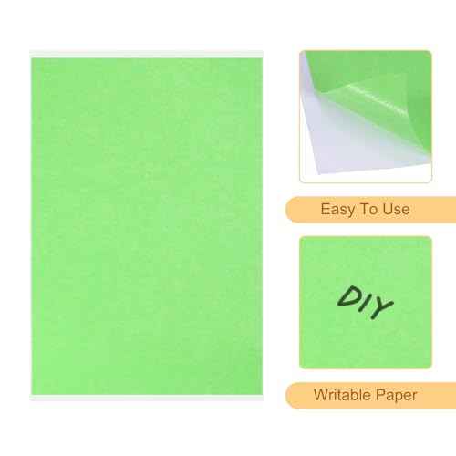 Masking Tape Green Painters Tape Paper Tape [for Crafts DIY Walls Painting Packing Automotive Home Decoration Teaching]- 4x6 Inch/50 Sheets