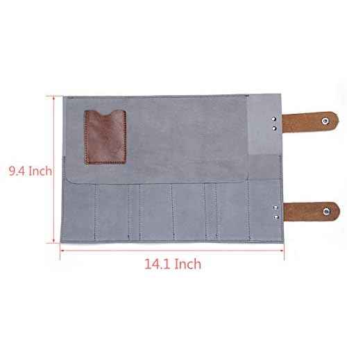 PERFEHAIR Hair Stylist Scissor Holder Pouch Case - Hairdresser Tool Holster Bag with 12 Pockets for Salon Shears