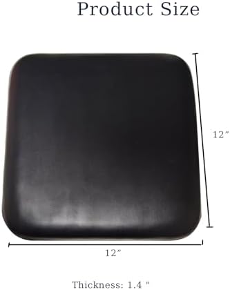 YZRYXHWL Rollator Seat Cushion, 12 "X12 Replacement,Rolling Walkers Replacement Parts(1ea Black)