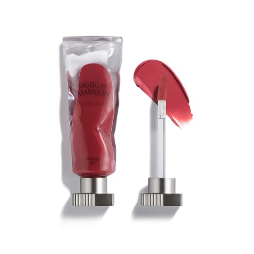 Objet Lip Stain (Unique Paint Tube Design) â Velvet Matte Tint, Long-Lasting Waterproof Lipstick, Hydrating Korean Makeup, Red & Rose Gloss, K-Beauty Tinted Lipstain (05 STUNNING)