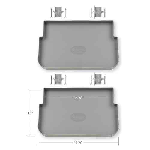 VersaCaddy Between Stud Shelving | for Garage, Home | Open Wall Shelf That Fits Between Studs | Package of Two Large Shelves