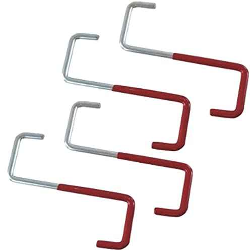 Do it Best Garage Hooks for Bike Racks, Wall Mounts, Ladders, Tools, and Storage Solutions (4 Hooks)