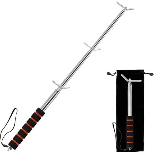 Smoke Detector Tester Pole - Smoke Detector and Emergency Exit Light Extendable Pole Tester - Emergency Light Testing Pole - Ensuring Safe and Efficient Testing of Life Safety Products,2 Pack