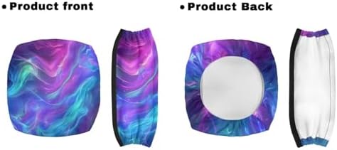 LedBack Blue Purple Walker Accessories 3 Piece Set Rollator Walker Seat and Backrest Covers, Walker Storage Bags Lightweight Rollator Seat Cushion Covers and Organizer Bag