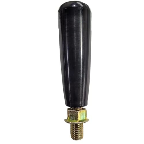 Revolving Handle Knob Handwheel with M10 * P1.5 L-4" Male Threaded Stem for Hose Reel, Trailer Jack Knob, Table Saw Adjusting, Pop up Fireplace Damper Crank, Ventilation Facility, Fence Guard, etc