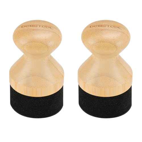 2Pack Cutting Board Oil Wax Applicator for Food Grade Mineral Oil Board - Natural Bamboo Applicator for Cutting Boards£¬Wooden Spatula£¬Spoon and Other Utensils