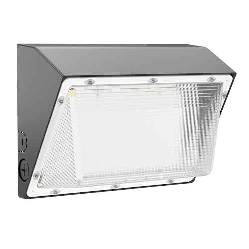 120W LED Wall Pack Light with Dusk to Dawn Photocell 18,000LM(150LM/W) Wall Mount Flood Light Outdoor IP65 Waterproof 5000K Led Security Commercial Area Lighting for Yard, Garage, Barn