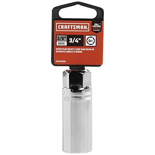 CRAFTSMAN 3/4" Spark Plug Socket, 3/8-Inch Drive (CMMT43340)