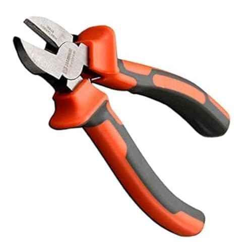 Edward Tools Harden Pro Wire Cutters Diagonal Pliers 6¡± - Heavy Duty Side Flush Cutters for Wire, Zip Ties, Crafting, Electrical Wire - Fine Carbon Steel - Spring Loaded Ergo Grip Handle (1)