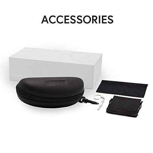 VITENZI Bifocal Safety Glasses with Readers Wrap Around Sport Magnifying Safety Reading Protective Goggles Men Women Palermo