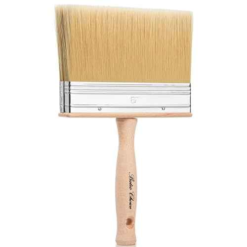 Bates- Deck Stain Brush, 6 Inch, Wooden Handle, Stain Brushes for Wood, Deck Brush, Large Paint Brushes
