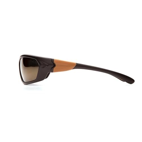 Carhartt Gear CHB291 Carbondale Antique Mirror Polarized Lens - One Size Fits All - Black