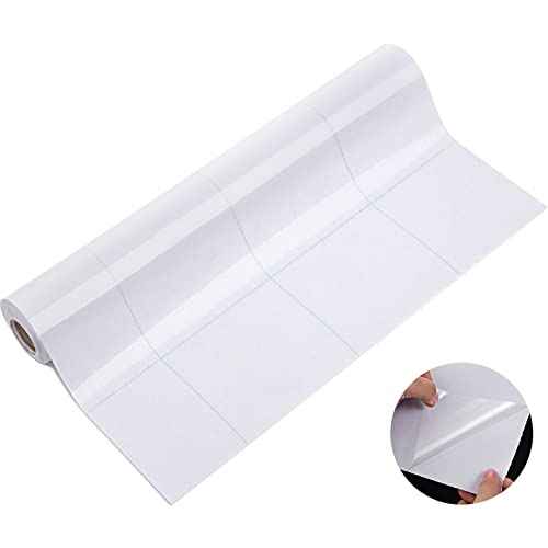 Geyee Clear Contact Paper Self Adhesive Transparent Wall Protector Contact Paper Peel and Stick Wallpaper Oil Proof Waterproof Vinyl Film for Kitchen(256 Inch)