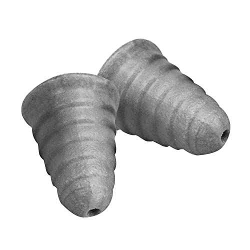 3M PELTOR Skull Screw Communication Tip Replacements, Pack of 10, CE Approved, Replacement Skull Screws Eartips, Push to Fit Style, Hearing Protection, Gray