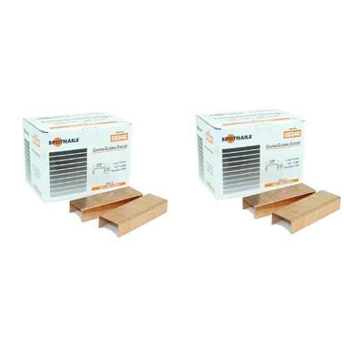Spotnails CC34C 3/4x1-1/4 Copper Carton Closing Strip Staples 4000/Box