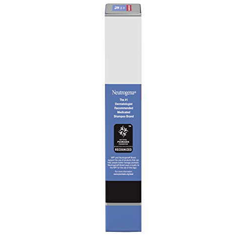 Neutrogena T/Sal Therapeutic Dandruff Shampoo,Scalp Build-Up Control,3% Salicylic Acid,Psoriasis Treatment,Seborrheic Dermatitis Shampoo,Clears Flakes,Fragrance Free,4.5 fl oz,(Pack of 4)