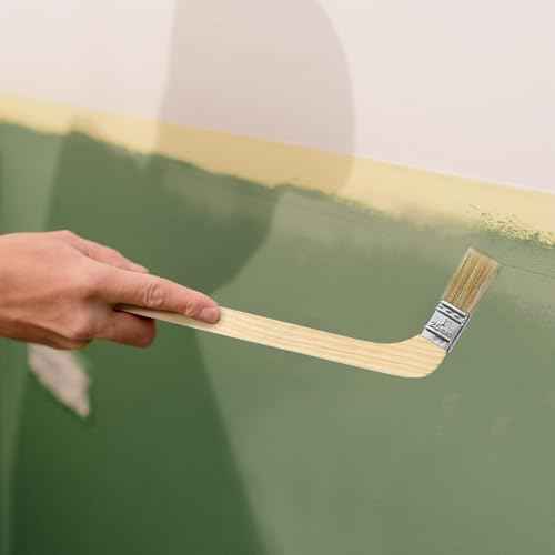 HARFINGTON Paint Brush 2Pcs 1" Brush Width Reusable Variety Angle Bend Brushes Radiator Paint for All Latex Oil Painting Furniture Walls Home Improvement