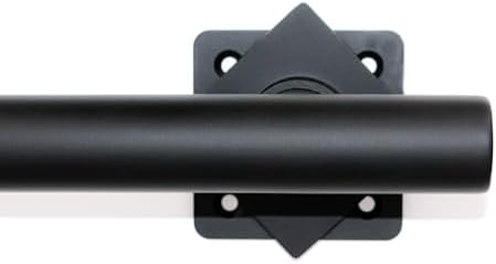 12-inch Coronado Designer Straight Bathroom Shower Grab Bar with Decorative Square Flanges, Satin