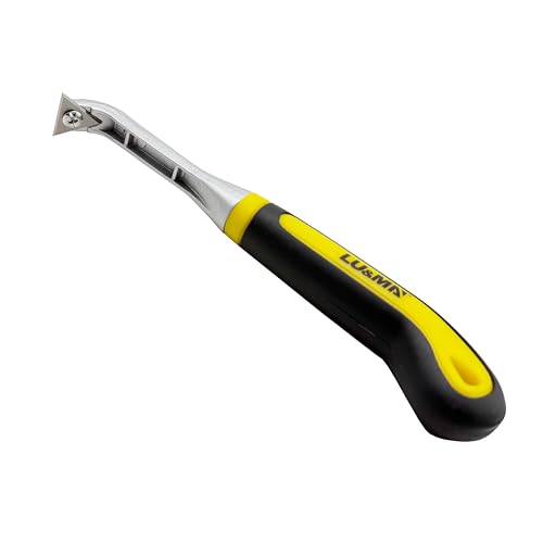 LU&MN Carbide Scraper Tool ? 1-INCH Tungsten Carbide Triangular Blade, Heavy-Duty Paint, Glue & Putty Remover with Ergonomic Non-Slip Handle