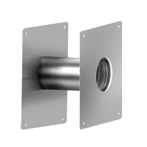 Vent Kit 3.15-inch stainless steel ventilation wall sleeve, extendable, for indoor gas tankless water heaters£¬for ventilation pipes under 3 inches.