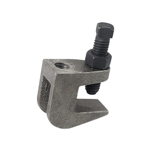 3/8"-16 Iron Safety Rod Beam Clamps, UNC Standard, 3/4" Jaw Opening, Wall Ceiling Mount Vertical Piping Support-Clamp for Copper, PVC Tubing, 20 Pieces