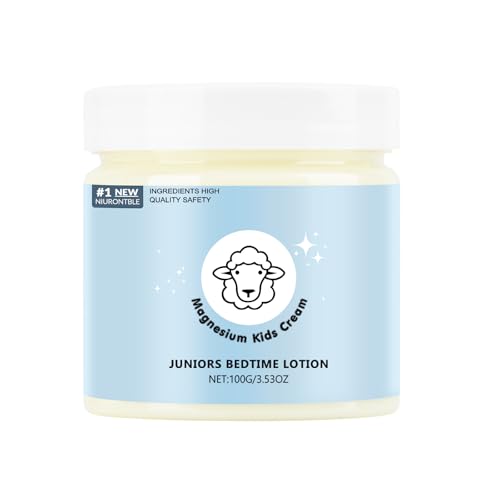 Magnesium Lotion for Kids - Magnesium Lotion for Sleep - Soothing Relief & Relaxation - Topical Magnesium Cream Helps Kids Stay Calm at Bedtime and During The Night - Without Melatoninï¼3.53 ozï¼