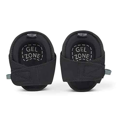 McGuire-Nicholas Gel Lite Pro Flooring Knee Pads for Men and Women, Soft Gel Adjustable Knee Pads for Gardening, Flooring, and Work, Navy/Black | 22382