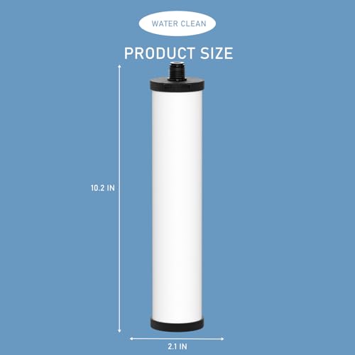 FRX02 W9223021 UltraCarb Ceramic Water Filter Candle, Compatible with Franke 02 FRX-02 FRX02 FR9455 and FRX-01 for Filterflow and Triflow Systems, 2 Pack