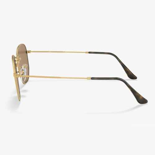 Replacement Temple Arm,Temple Tips for Ray ban RB3447 RB3547N RB3548N RB3647N Sunglasses,with 4 Screws,1 Screwdriver (Brown)