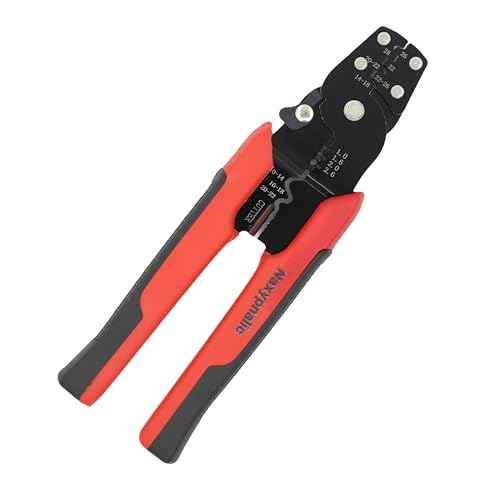 3 in 1 Wire Crimping tool 26-10 AWG with wire stripper,cutter,crimper for insulated,Bare,Heat Shrink connectors.