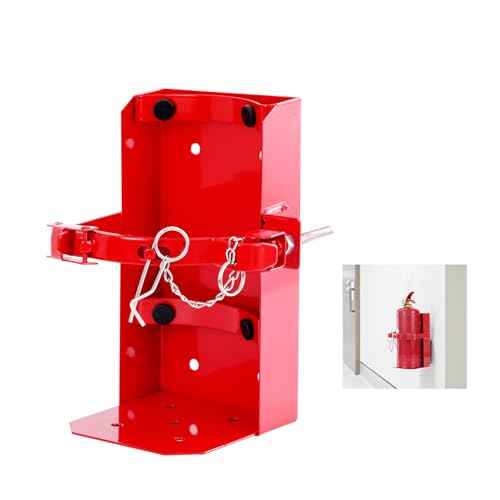 New Fire Extinguisher Mount, Heavy Duty Fire Extinguisher Bracket St12 Steel, Fits 10lb Dry/5lb CO2 Extinguisher, for Truck Garage Boat, Replaces Amerex 809, 3-Yr Service