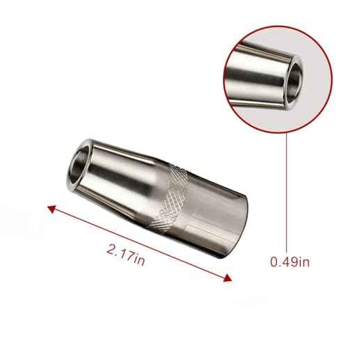 5-PK MIG Gun Nozzle KP2742-1-50F 1/2 fits Lincoln Magnum PRO 250L 300L 250A / 350A guns part