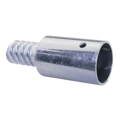 2PCS 1 in & 7/8 in Threaded Tip Replacement Ultra Threaded Tip Repair Kit Pole Handle Replacement Extension Pole Adapter Tips for Extension Poles Repairing