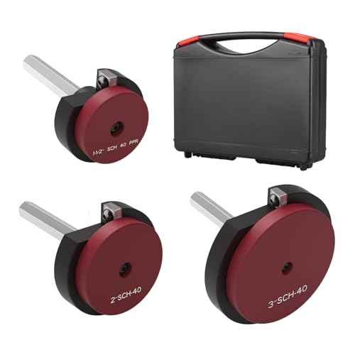 3Pcs PVC Pipe Reamer Kit Compatible with 1-1/2inch,2inch, 3inch PVC Pipe. PVC Fitting Saver for Water Lines, Drain Lines, and Vent Lines - Plumbing Tool for Pipe Cutting - Clean Ream Extreme