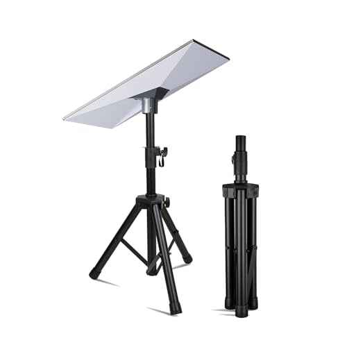 Starlink Gen 3 Tripod Stand, Adjustable Heavy Duty Stand Mount, Compatible with Starlink Gen 3/V4 ,Starlink Standard Kickstand Dish, -2 to 4.5-Feet, Includes Slide-in Pipe Adapter