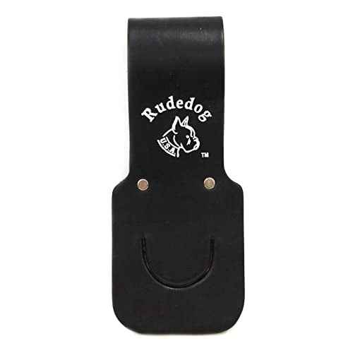 Single Spud Wrench Holder ? Premium Black Leather ? Rudedog USA #3001