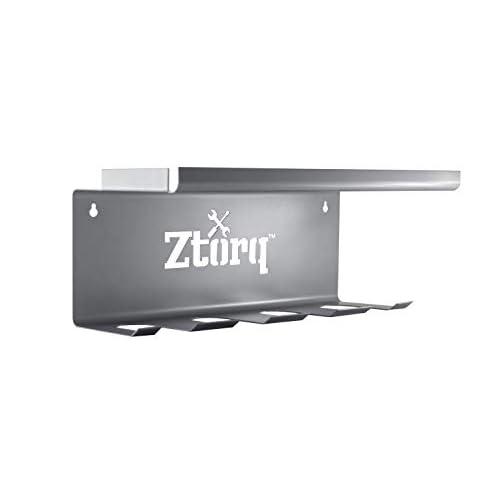 Ztorq Cordless Drill Tool Organizer - Drill holder storage wall mount shelf rack and charging station to optimize garage organization and power tool storage