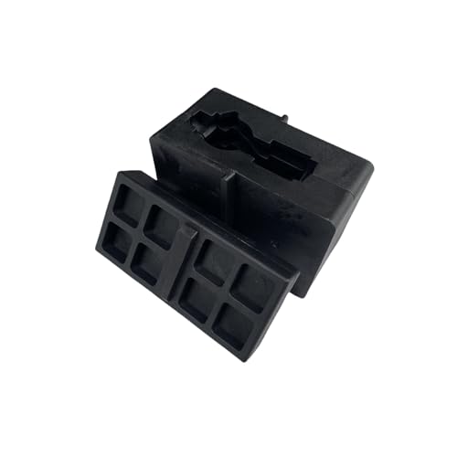 Multifunctional Automotive Replacement Parts Tool Holder - Sleek Black Nylon Reinforced Desk Organizer Block