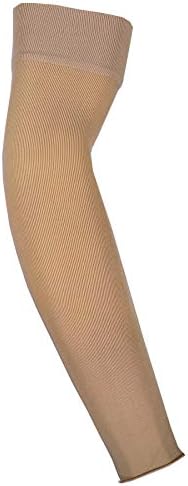 Truform Lymphedema Compression Arm Sleeve, 20-30 mmHg Post Mastectomy Support, Beige, Small