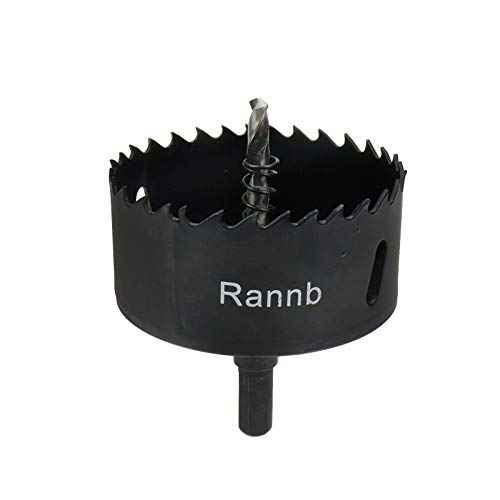 Hole Saw 3-inch Dia Hole Cutting Drill Bit for Drilling Holes in Wood, Plastic, Drywall, Thin Metal