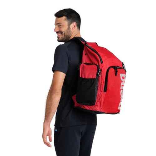 ARENA Team 45 Backpack Swimming Athlete Sports Gym Rucksack Large Training Gear Equipment Swim Bag for Men/Women, 45 Liters