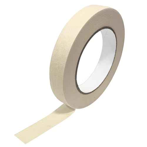 General Purpose Masking Tape for Painting, Arts,Labeling,0.75inch¡¿55yard¡¿2 Rolls,Beige Masking Paper,Medium Adhesive (2)