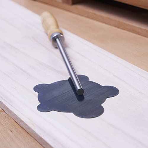 Pack of 9 Multi-Shape Cabinet Scraper for Woodworking (9, 1 Burnisher+2Rectangle+1Curved+1Gooseneck+2Concave+2Convex)