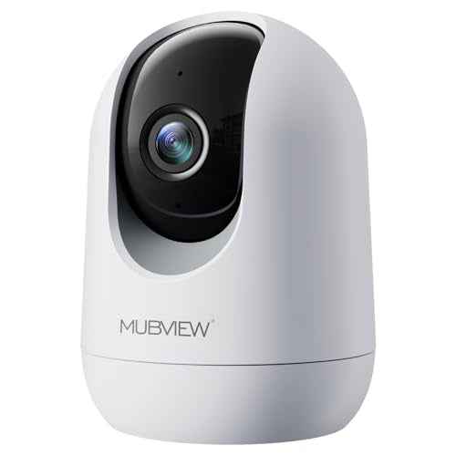 Indoor Security Camera 2K, Pet Camera with Phone App, WiFi Cameras for Home Security Camera for Dog/ Baby Monitor/Elder Pan Tilt, 5/2.4GHz, 24/7, 2-Way Talk, Human Detection, Motion Tracking, Cloud