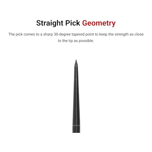 TEKTON Straight Pointed Pick (1/8 x 3 in. shank) | PNH21101 | Made in USA