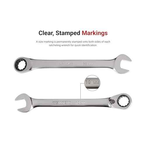 TEKTON 7/8 Inch Reversible 12-Point Ratcheting Combination Wrench | WRC23322