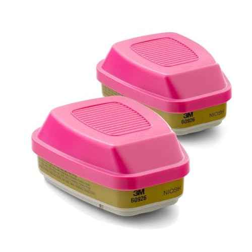 3M Multi Gas/Vapor Cartridge/Filter 60926, P100 Respiratory Protection (Pack of 2)