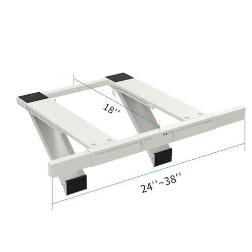 Window Air Conditioner Support Bracket, Window AC Support Bracket No Drilling Required ? Easy to Install Universal Window AC Mount,(up to 200 lbs)
